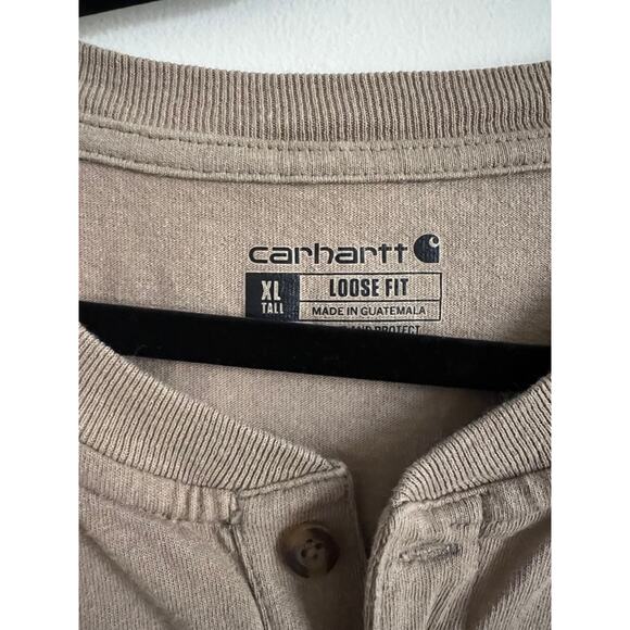 Carhartt Loose Fit Tan Long Sleeve - Picture 3 of 4